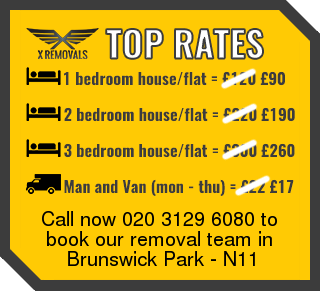 Removal rates forN11 - Brunswick Park